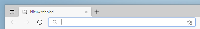 Screenshot of the URL field in Edge on
  Windows 11. Rounded, soft blue outline.